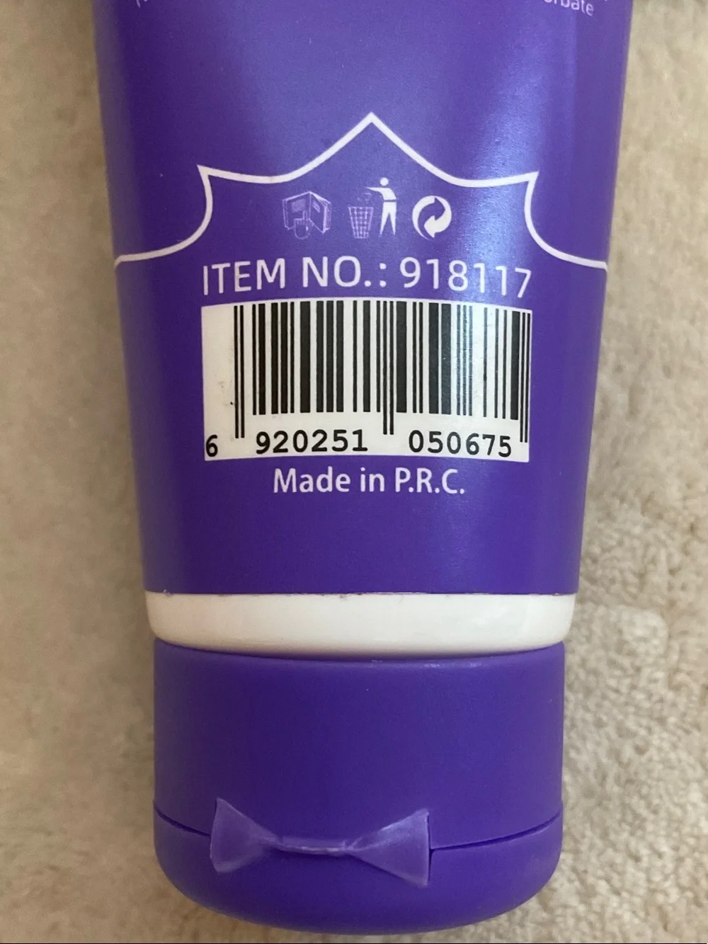 Disney Purple Princess Hand Cream with Ariel Design